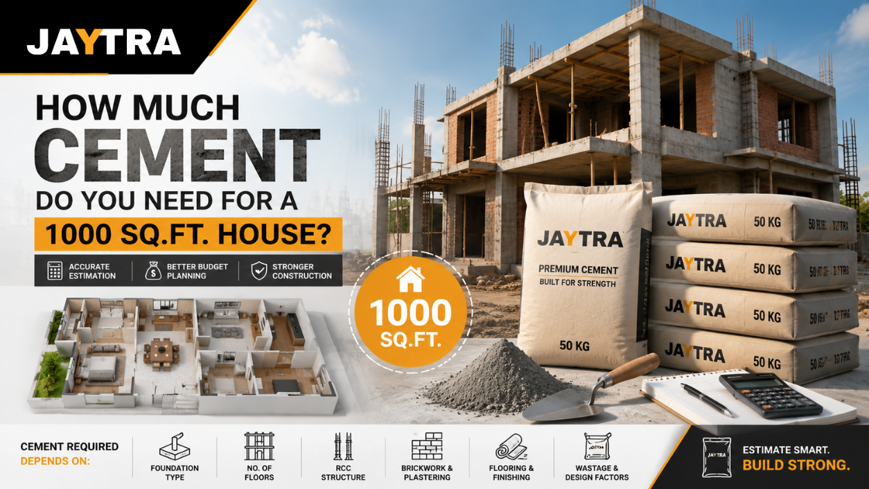 How Much Cement Do You Need for a 1000 sq.ft. House?