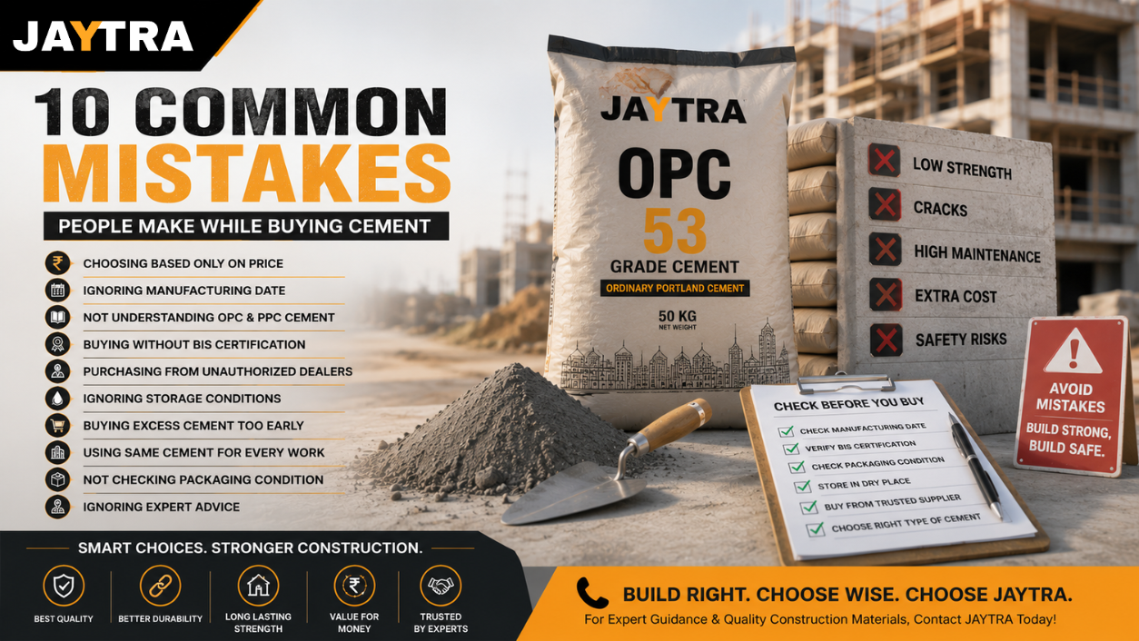 10 Common Mistakes People Make While Buying Cement (And How to Avoid Them)
